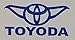 CMI211 Toyoda Star Wars Yoda Vinyl Car Decal Sticker | Brilliant Blue | Toyota | 5