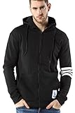 MINSNOWLER Zipper Hoody Hooded Sweatshirt Hoodies Coat Slim Zipped Jacket Hoodie