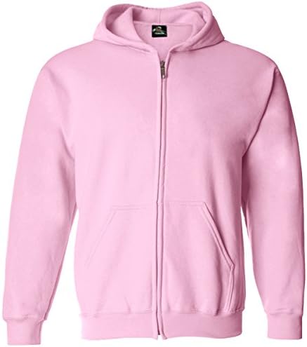 Girl's Zip-Up Light Pink Hoodie Fashion Apparel for Young Women