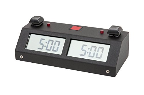 Chronos GX Digital Game Chess Clock - Button - Black