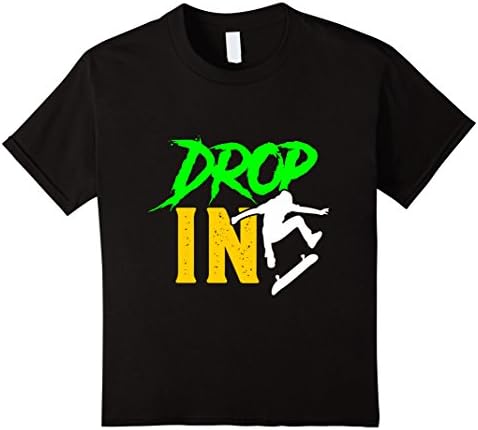 Kids DROP IN | Skateboarding T-Shirt 6 Black