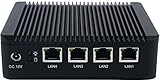 Firewall Micro Appliance with 4X Intel Gigabit Ports, Intel Celeron J1900, 4GB RAM, 8GB mSATA