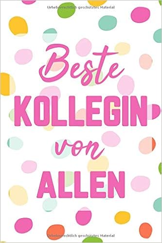Beste Kollegin Von Allen Konfetti Notizbuch Mit Lustigem