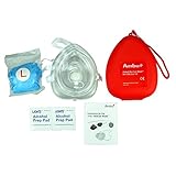 AMBU CPR POCKET RESCUE MASK W/ O2 INLET