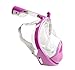 Seaview 180 Degree Panoramic Snorkel Mask- Full Face Design,Panoramic Plum / Gray,Large/Extra Large