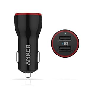 Anker PowerDrive 2 (24W/4.8A 2ポートUSBカーチャージャー) 【PowerIQ & VoltageBoost搭載】 A2310012