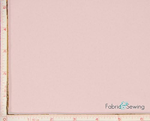 Light Pink Micropoly Jersey Fabric 4 Way Stretch Polyester Spandex 58-60"