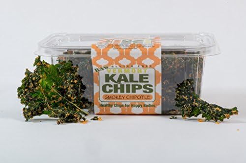 Vermont Kale Chips Organic Raw Healthy Snack - Smokey Chipotle - 2 oz