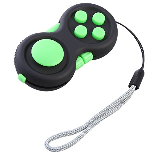 FIDGET DICE Fidget Toys Pack of 2, Fidget Pad and Cube Set, For Work