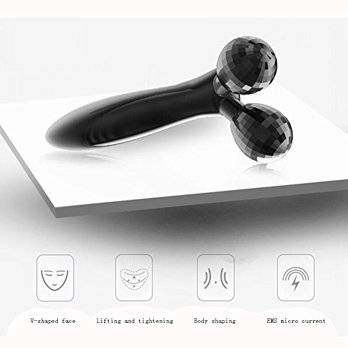 K A K U S A N / KA KU SHANG Newest Solar Energy 3D Roller Face Massager, Y-Shape Body Face Massage Wrinkle Remover Slimming Roller Tighten Skin Care Tool - Thumbnail 5