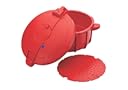 SilverStone Microwave Cookware BPA-Free Microwavable Pressure Cooker, Large, Chili Red