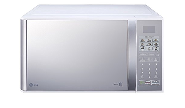LG MS-1143BWM Horno de Microondas 1.1Pies Cubicos, Blanco Espejo :  Amazon.com.mx: Hogar y Cocina