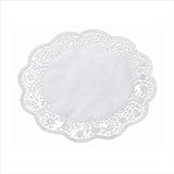 Paderno World Cuisine Pack of 250 4 Inch Paper Doilies