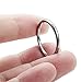 Tungary 2mm Womens Tungsten Carbide Wedding Band Rings Engagement Promise Domed Size 4-10