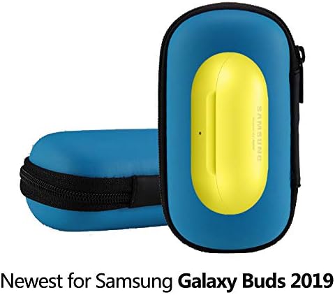 SibyTech Protective Carrying case for Samsung Galaxy Buds 2019, Full Body Protect case, Anti-lost & Shockproof, the Newest Accessories Design for Samsung Galaxy Buds 2019 (Blue)