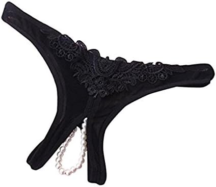 VALENCIA SLEEPWEARWomen's Polyester G-Strings (Pack of 1) (p-045_Black_One Size)