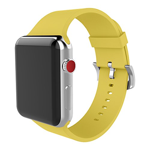 Bmbear For Apple Watch Band 42mm 38mm Soft Silicone Replacement