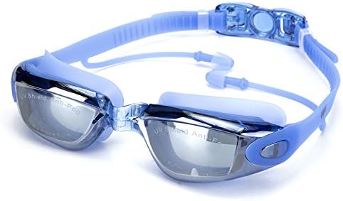 Iasiti Swimming Glasses Swim Goggles with Free Protection Case for Adult Men Women Girls Youth Kids