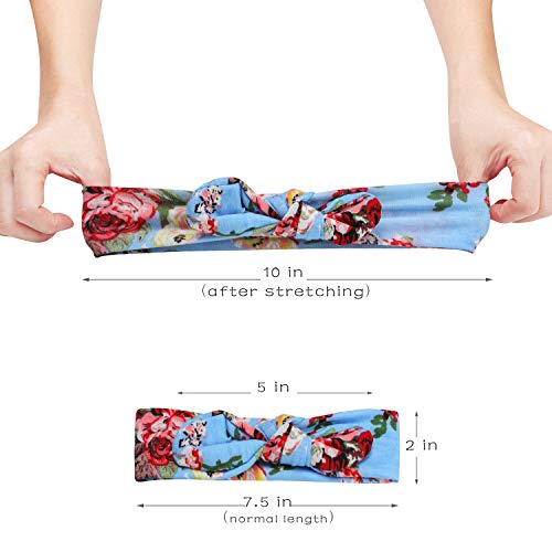 Baby Headbands Elastic Hair Wraps Headbands for Baby Girls,Newborn,Toddler and Children - Thumbnail 2
