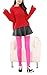 Urban CoCo Women's Winter Knee High Footless Socks Knit Crochet Leg Warmer (Rose)
