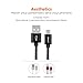 Urbo 2-in-1 Universal Reversible Charging Cable for Apple and Android (Lightning Connector + Micro USB Connector) in BLACK to Charge Phones, Phablets, Tablets, Cameras, E-Readers, GPS Devices and More