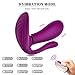 G-Spot Wearable Vibrator Butterfly Waterproof Vibrators Clitoris Masturbation Dildo Adult Sex Toys Invisible Wand USB Rechargeable Vagina Stimulator Massager for Women Couples (Purple)