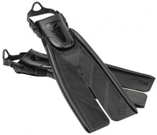 UPC 020545004141 product image for Oceanic Vortex V-12 Split Scuba Fins Swim Fins Black X-Small (B001N4NJ6E) | upcitemdb.com
