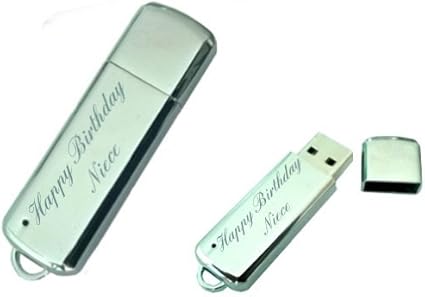 Joyeux Anniversaire Niece Grave 8 Gb Usb Chrome Memory Stick Avec Pochette Cadeau Amazon Fr Informatique