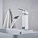 HOROW Bathroom Faucet Single Handle Single Hole Bathroom Sink Faucet Washbasin Faucet Vanity Faucet