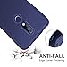 Nokia 7.1 Case, KuGi Nokia 7.1 Case, JS Scratch Resistant & Anti Slip Grippy Soft TPU Case for Nokia 7.1 Case Smartphone(Navy Blue)