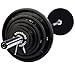 USA Sports 300 lbs Olympic Weight Set in Black