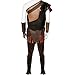 Partyever Kratos Cosplay Costume Armor Costume Battle Outfit Halloween Mens Party Cosplay Suits (XXX-Large) Brown