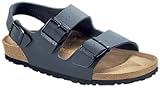 Birkenstock Milano Basalt Birkibuc Sandals Narrow Width
