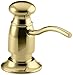 KOHLER K-1894-C-PB Soap or Lotion Dispenser with Traditional Design (Clam Shell Packed), Vibrant Polished Brass