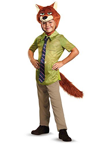 Nick Wilde Classic Zootopia Disney Costume, Small/4-6