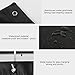 Hanging Wall File Folder Organizer Storage Pocket Chart with 5 Pocket for Assignments, Books, Files, Mails - 2 Pack (Black)