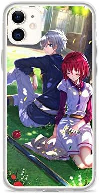 TEEDUYEN Compatible with iPhone 11 Case Snow-White with The Red Hair Shirayuki Zen Anime Pure Clear Phone Cases Cover