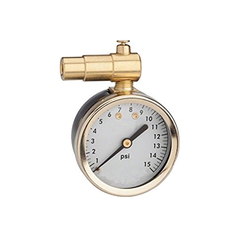 Click Here to See More Images WINOMO Mechanical Car Dial Tire Pressure Gauges 15 PSI for Car Motocycle