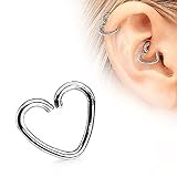 Heart Shaped WildKlass Cartilage Earring 316L Surgical Steel