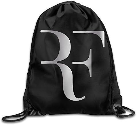Roger Federer Platinum Logo Drawstring Backpack Bag