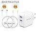 SELLERS360 EU iPhone Charger,4.8A 24W Dual USB Portable Travel Wall Charger Foldable Plug with 2(5FT) Long Apple Lightning Cable Charging Cord for iPhone 8/10/6 /6/6 Plus, iPad Air 2 / Pro /