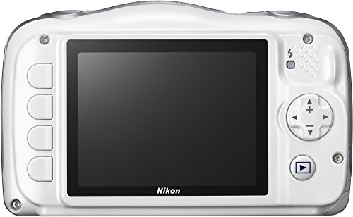 Nikon-COOLPIX-W100-Waterproof-Digital-Camera-White-32GB-Card-Battery-with-Charger-Kit