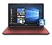 HP 15.6in Touchscreen Laptop Intel Pentium N5000 with UHD Graphics 605 4GB RAM 500GB HDD DVD-Writer Bluetooth Windows 10 Red Color (Renewed)