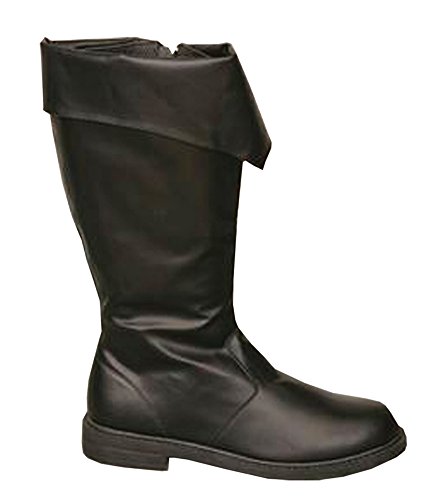 Boot Pirate Black Men Md Halloween Costume - 1 Size