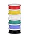 TUOFENG 30 AWG Wire,30 Gauge Silicone Wire 6 Colors 66ft/20m Each Spool,60V Flexible Electrical Wire with Tinned Copper, Hook up Wires for Breadboard/DIY/Battery