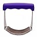 SUMO Pastry Cutter Tool - Heavy Duty Stainless Steel Dough Cutter, Dough Blender with Comfortable Handle Perfect for Flakey Pie Crust, Dishwasher Safe (Purple)