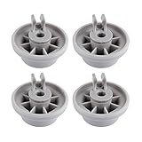 Wadoy 165314 Dishwasher Lower Rack Wheel Replacement for Bosch Neff Siemens AP2802428 PS3439123(4 Packs)