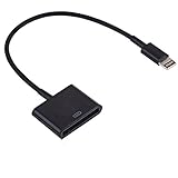 Lightning to 30-Pin Adapter, AKwor 8-Pin to 30-Pin Charge & Sync Cable Adapter Converter for Apple iPhone 7, 7 Plus, 6S, 6S Plug, 5S, 5C, iPad (4-5 Black)