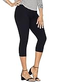Just My Size Women`s Stretch Cotton Capri Leggings