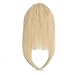 Brazilian virgin Human Hair clip in Bangs clip on Hair Extensions fringe Hair weave clip ins 8inch/20g Hairpieces (#613 fringe)